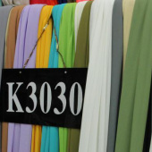 K3030染色全涤针织服装面料