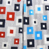 全涤针织银狐绒印花面料服装面料