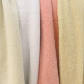 羊羔绒面料 100%T全涤针织染色服装面料 现货