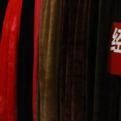 全涤仿超染色针织服装面料