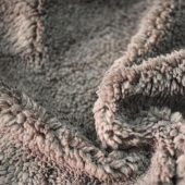 全涤舒棉绒针织服装染色布