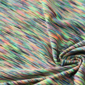 全涤缎彩针织服装染色布