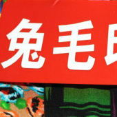 兔毛印花面料 T/OP针织染色服装面料 现货