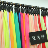 现货热销 全涤梭织染色 复古纱 服装大衣面料