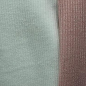 粗针条子超柔全涤针织服装面料染色布