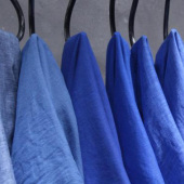 现货热销 麻布 梭织染色 服装面料