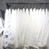 现货热销 纯麻 梭织染色 服装面料