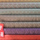 人丝提花面料 涤纶梭织提花服装面料 现货