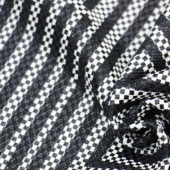 针织印花布全涤染色服装面料