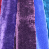 涤纶银狐绒染色针织服装面料