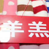 涤纶羊羔绒针织印花服装面料
