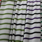 棉涤混纺色织针织服装面料