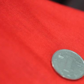 全涤针织染色汗布服装面料