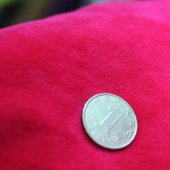 现货热销 全涤 银狐绒 针织染色 服装面料