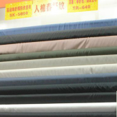 人棉春舒纹梭织染色服装面料