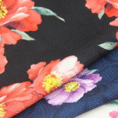 全涤梭织女装印花服装面料