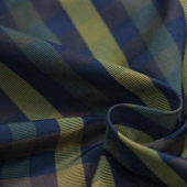 全涤仿记忆色织布服装面料印花布