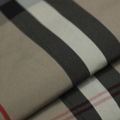 全涤双面色织仿记忆服装面料印花布