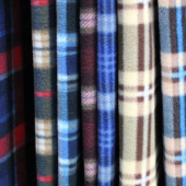 现货热销 剪花印花面料 全涤 针织 服装面料