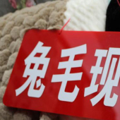 现货热销 全涤 兔毛现货 针织染色 大衣服装面料