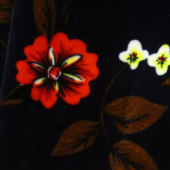 全涤印花贝贝绒服装面料