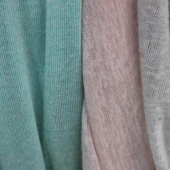现货热销 涤棉 针织 雪花汗布 染色 服装面料
