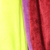 现货热销 全涤 超柔绒 针织染色 大衣服装面料