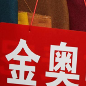 含毛梭织金奥呢染色服装面料