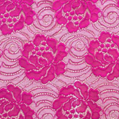 高品质无弹力双色蕾丝月季花 时尚大气 多色现货批发