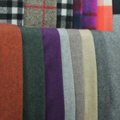 涤毛混纺港花呢染色梭织冬装面料