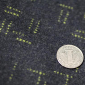 粗纺针织染色格子布服装面料