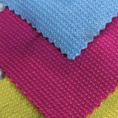 女装新款美欧中长款修身时尚气质水波纹空气层裙子外套面料