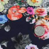 印花系列面料 全涤针织印花服装面料 现货