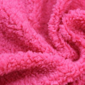 全涤针织染色棉花绒服装面料