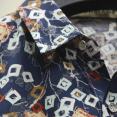 全棉针织印花服装面料