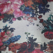 全涤金丝绒印花服装面料