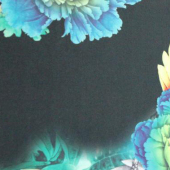仿真丝印花混纺服装针织面料