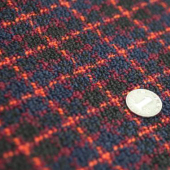 编织格子布 毛纺 梭织服装面料