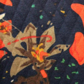 双层印花布 全涤针织服装面料