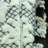 各类绒毛面料 涤毛针织染色服装面料