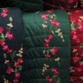 全棉布绣花梭织服装面料