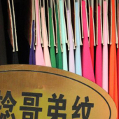 高捻哥弟纹毛涤染色服装面料