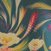 印花涤塔夫 全涤梭织服装面料