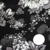 韩国绒印花面料 全涤针织印花服装面料 现货