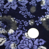韩国绒印花面料 全涤针织印花服装面料 现货