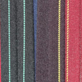 针织罗马布印花面料 TR服装面料 现货