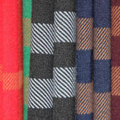针织罗马布印花面料 TR服装面料 现货