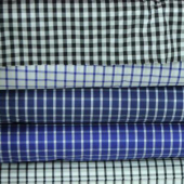 棉锦弹力色织梭织服装面料 现货