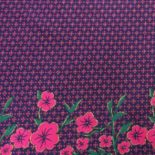 涤棉印花面料 梭织印花服装面料 现货