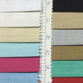 全工艺仿麻弹力竹节面料 棉染色布 休闲服装裤子面料